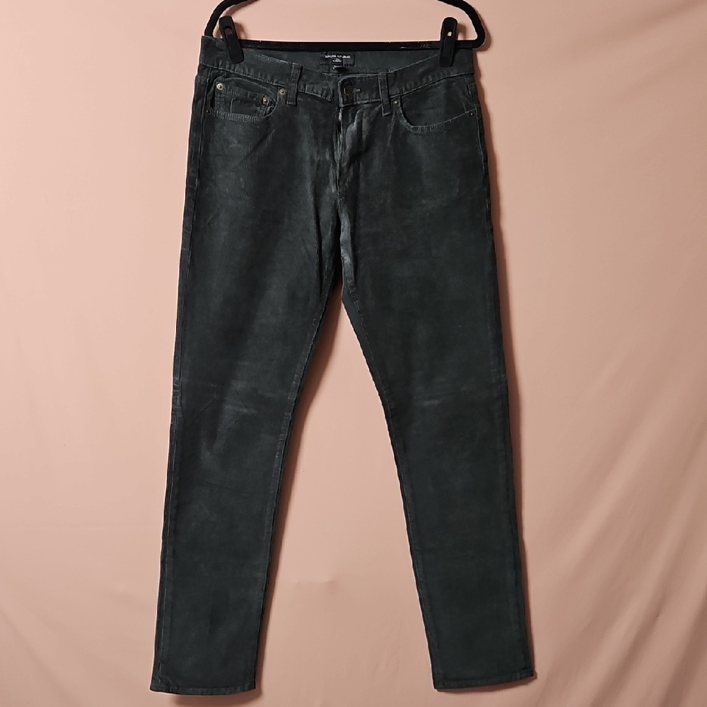 Banana Republic Men's Dark Gray Slimfit Corduroy